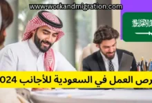 فرص العمل في السعودية للاجانب 2024