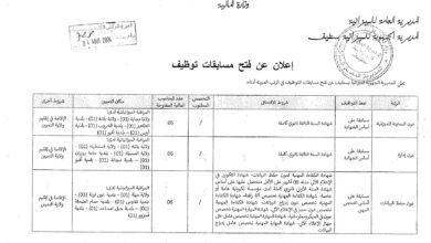 مسابقة توظيف بالمديرية الجهوية للميزانية سطيف ب 6 ولايات